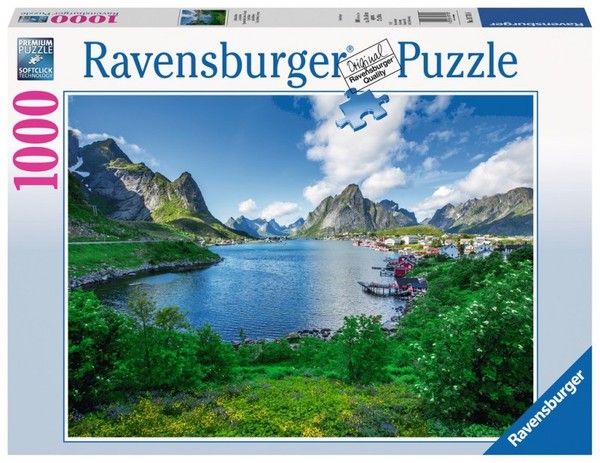 Puzzle Lofoty Norwegia 1000 elementów
