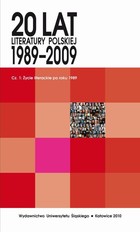 20 lat literatury polskiej 1989-2009. Cz. 1: Życie literackie po roku 1989 - 04