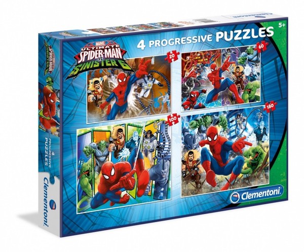 Puzzle Linia Specjalna Spider-Man 20/60/100/180 elementów