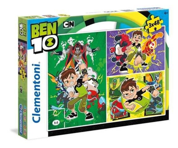Puzzle Super Kolor Ben 10 - 3 x 48 elementów