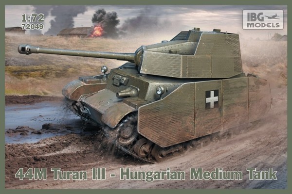 44M Turan III Hungarian Medium Tank Skala 1:72