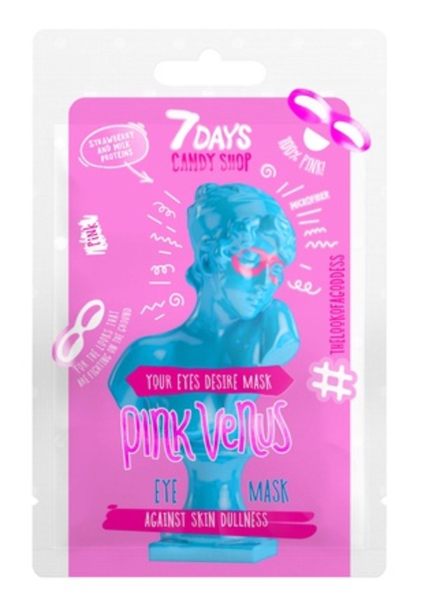 Candy Shop Pink Venus Maska do skóry wokół oczy ultranawilżenie