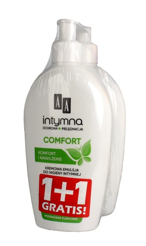 Intymna Comfort DUO Kremowa emulsja do higieny intymnej