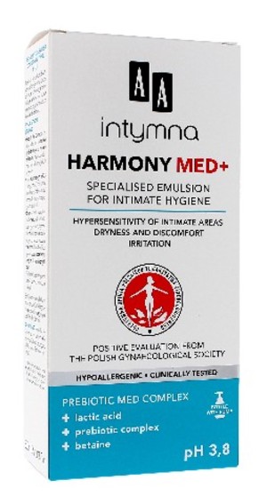 Intymna Harmony Med+ Specjalistyczna emulsja do higieny intymnej