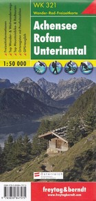 Achensee, Rofan, Unterinntal Travel map / Achensee, Rofan, Unterinntal mapa turystyczna Skala: 1:50 000
