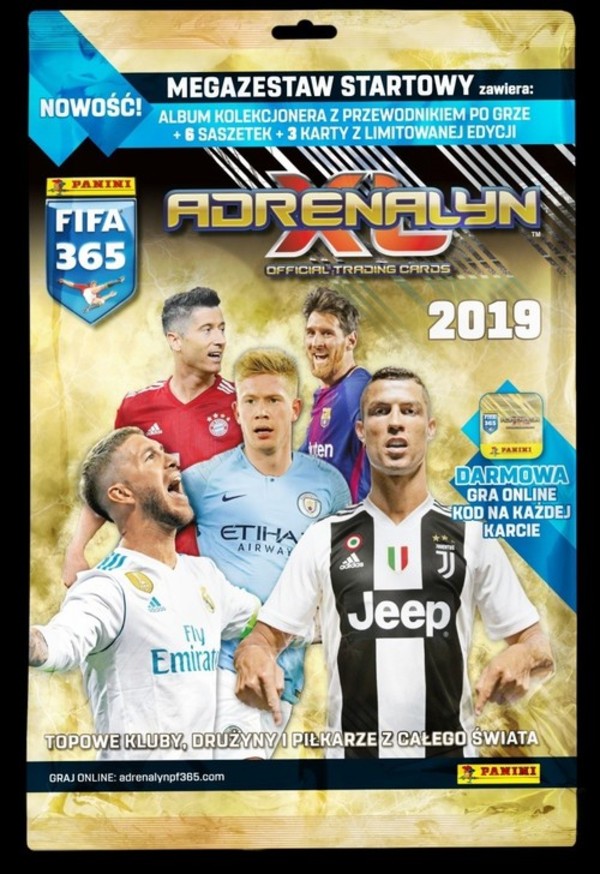FIFA 365 Adrenalyn XL - Megazestaw startowy 2019