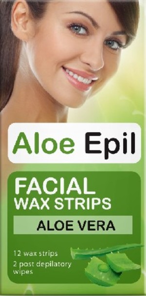 Aloe Epil Plastry woskowe do depilacji twarzy