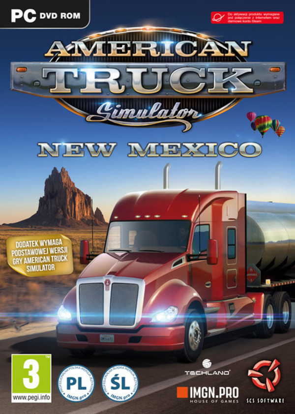 gra American Truck Simulator New Mexico (PC) DVD-ROM
