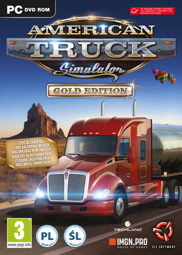 Gra American Truck Simulator Gold Edition (PC)