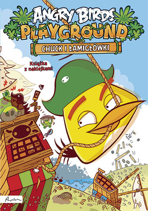 Angry Birds Playground Chuck i łamigłówki Książka z nalepkami