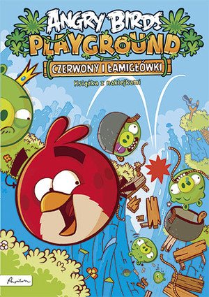 Angry Birds. Playground. Czerwony i łamigłówki Książka z naklejkami