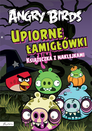 Angry Birds Upiorne Łamigłówki Książeczka z naklejkami