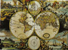 Puzzle Antyczna mapa Świata 1500 elementów
