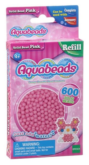 Aquabeads Różowe lite koraliki