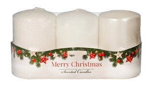 Merry Christmas Zestaw świec zapachowych