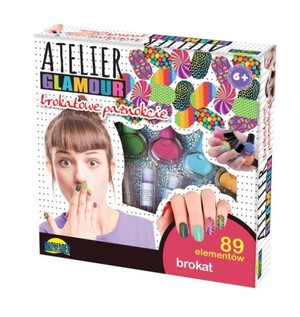 Atelier Glamour Brokatowe paznokcie