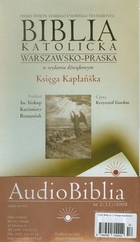 Audio Biblia katolicka warszawsko-praska Księga Kapłańska Audiobook CD Audio