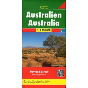 Australien Road map/ Australia Mapa samochodowa Skala 1:3 000 000