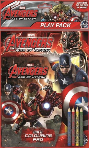 Avengers II. Zestaw 2 kolorowanek z kredkami