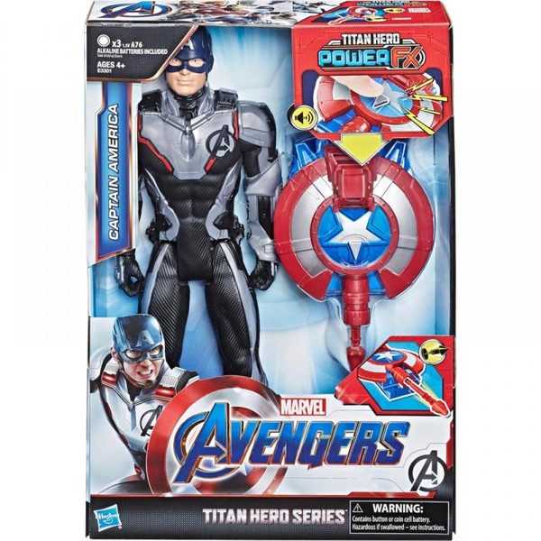 Avengers Figurka Titan Hero Power FX Kapitan Ameryka E3301