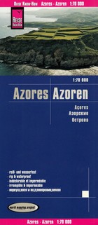 Azores Road Map / Azory Mapa samochodowa Skala 1:70 000