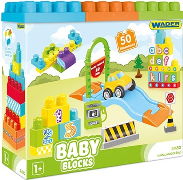 Baby Blocks Klocki 50 elementów