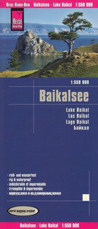 Baikalsee Road map / Jezioro Bajkał Mapa samochodowa Skala: 1:550 000