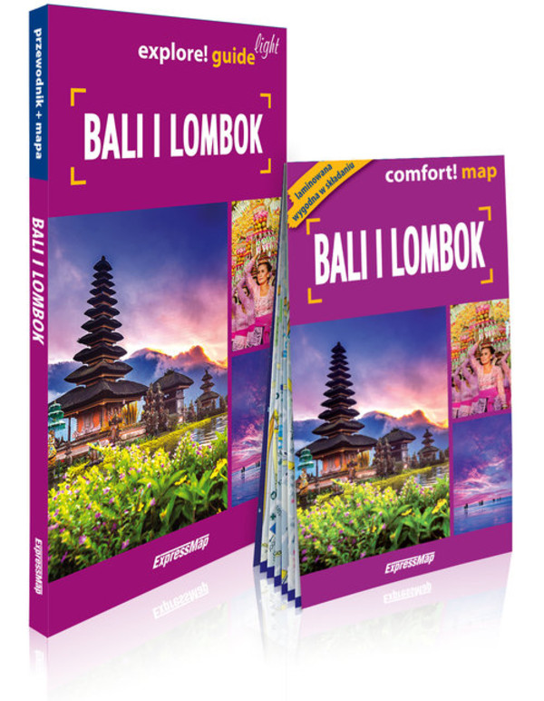 Bali i Lombok 2w1: przewodnik light + mapa
