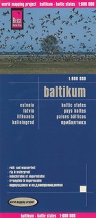 Baltikum Road map / Kraje Bałtyckie Mapa samochodowa Skala: 1:600 000