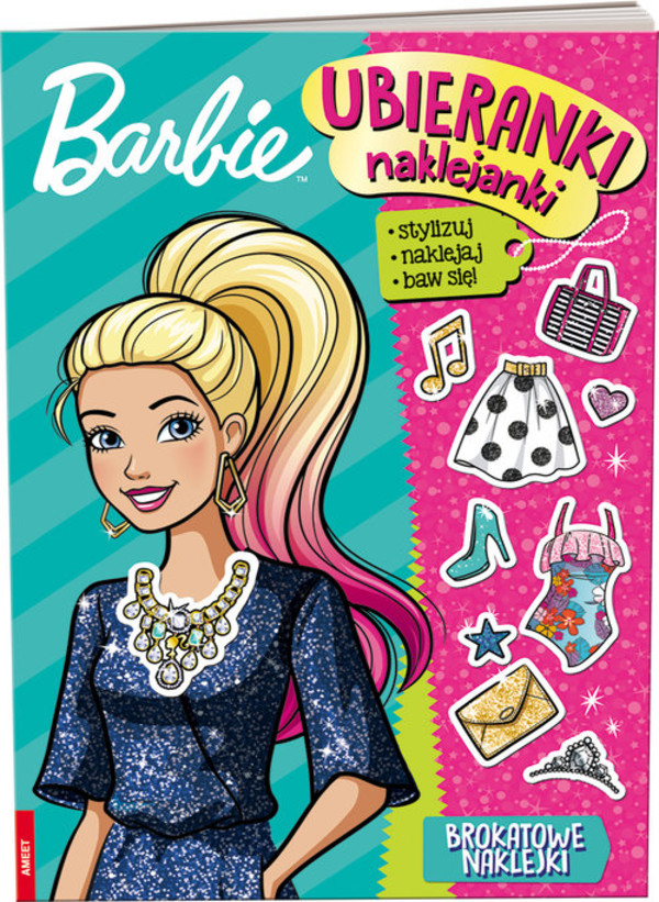 Barbie. Ubieranki naklejanki