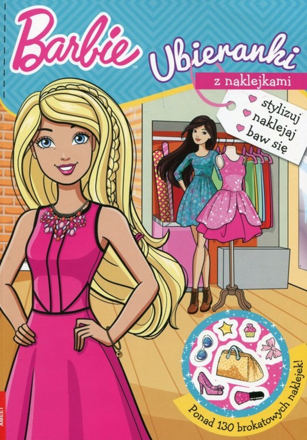 Barbie Ubieranki z naklejkami stylizuj, naklejaj, baw się