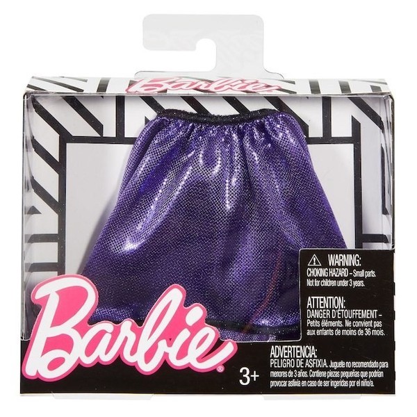 Barbie ubranka fioletowa spódniczka FPH30