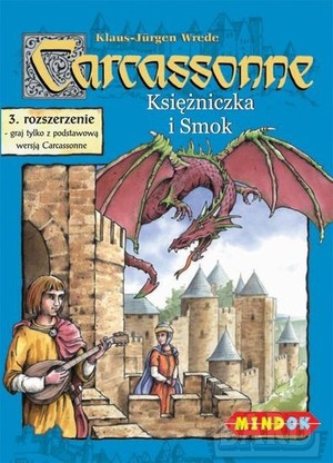 Gra Carcassonne rozszerzenie 3 Księżniczka i smok