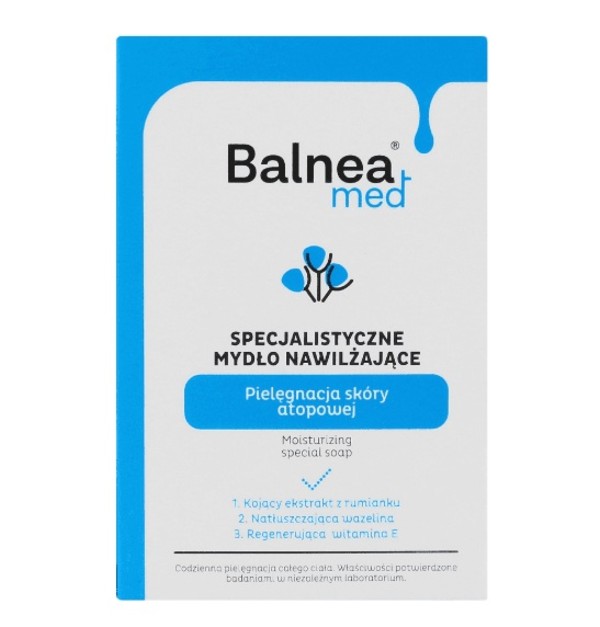 Balnea Med Specjalistyczne mydło w kostce nawilżające - skóra atopowa