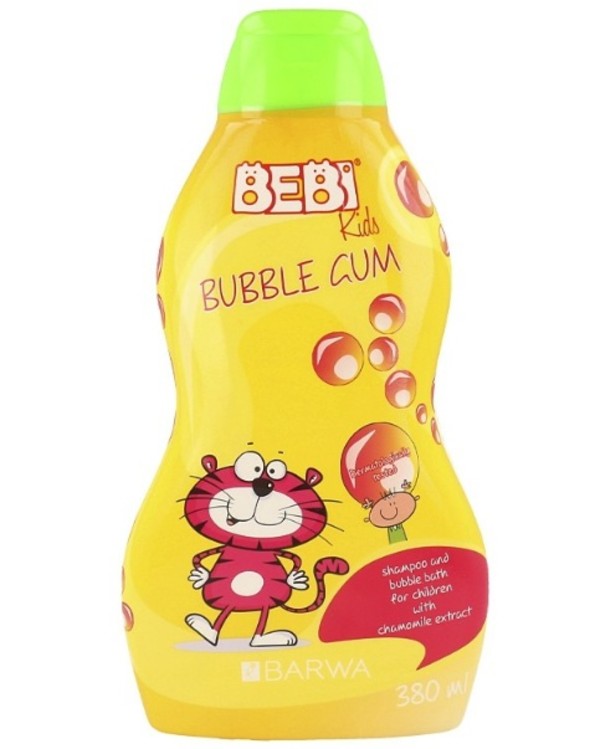 Bebi Kids Szampon i płyn do kąpieli 2w1 dla dzieci Bubble Gum