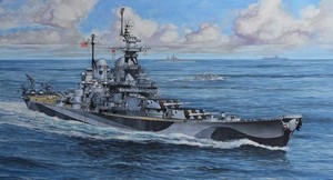 Battleship U.S.S. Missouri (WWII) Skala 1:1200