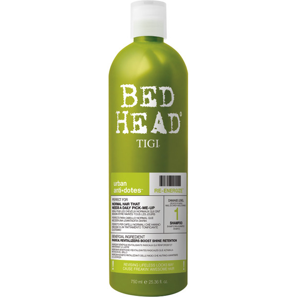 Bed Head Urban Antidotes Re-Energize Damage Level Shampoo Szampon dodający włosom energii