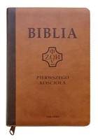 Biblia pierwszego Kościoła z paginatorami (ciemnobrązowa)