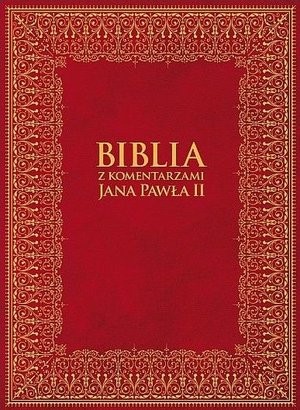 Biblia z komentarzami Jana Pawła II (czerwona)
