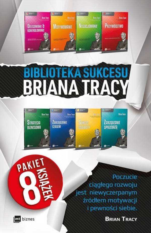 Biblioteka Sukcesu Briana Tracy Pakiet 8 książek