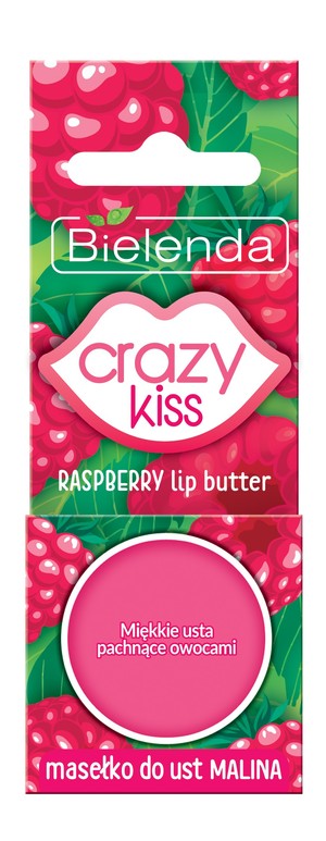 Crazy Kiss Masełko do ust Malinowe