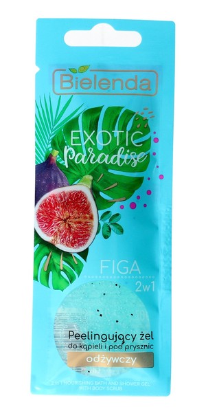 Exotic Paradise Żel peelingujący do ciała odżywczy 2w1 Figa