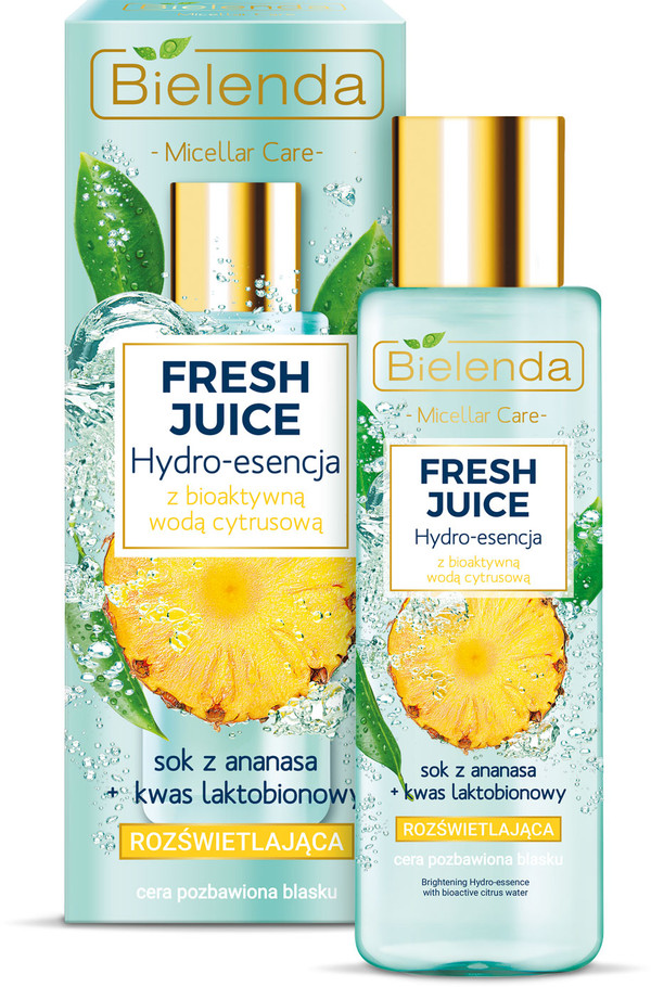 Fresh Juice Hydro-esencja Rozświetlająca z wodą cytrusową Ananas