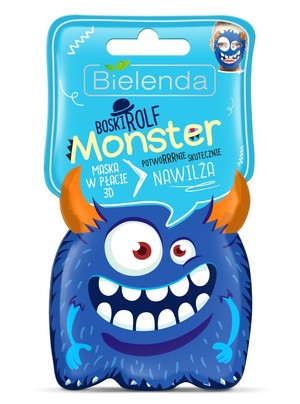 Monster Maska w płacie 3D nawilżająca Boski Rolf