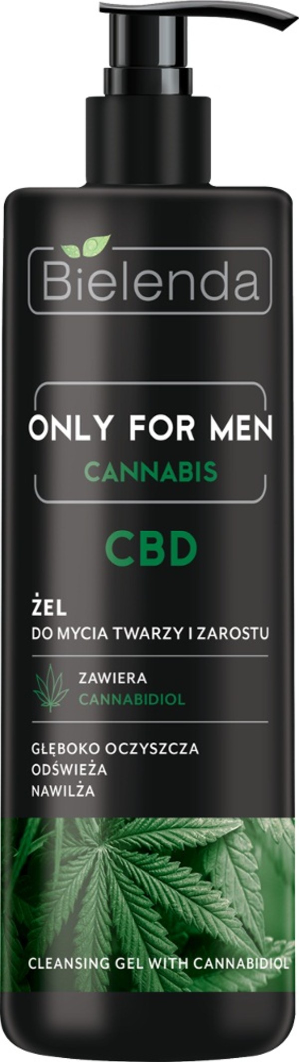 Only for Men Cannabis CBD Żel do mycia twarzy i zarostu
