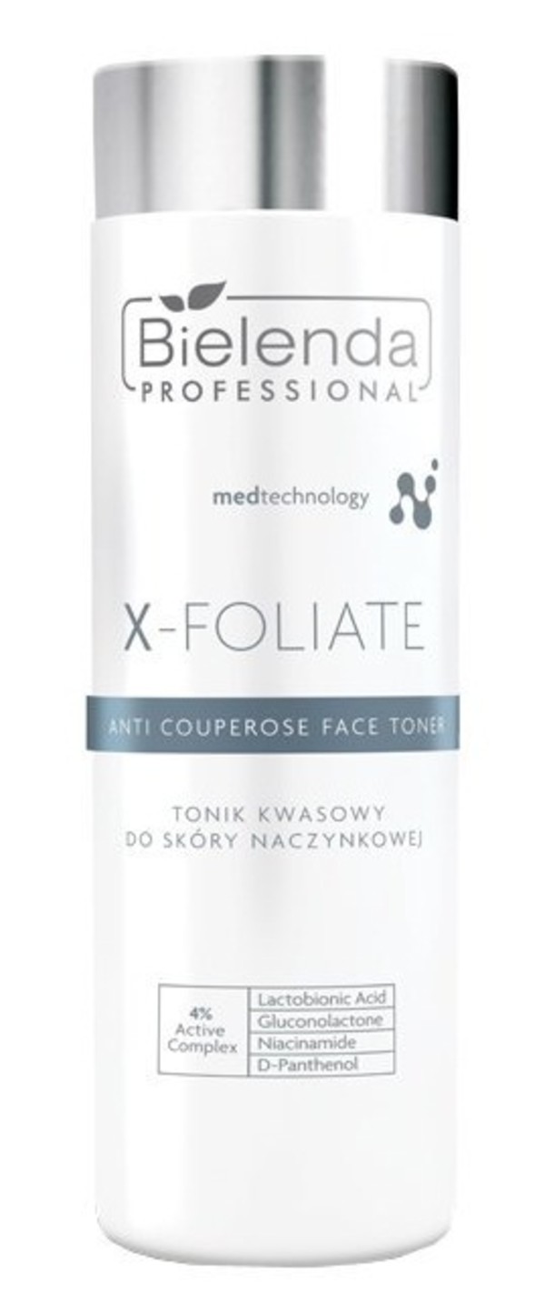 Professional X- Foliate Anti Couperose Tonik kwasowy do skóry naczynkowej