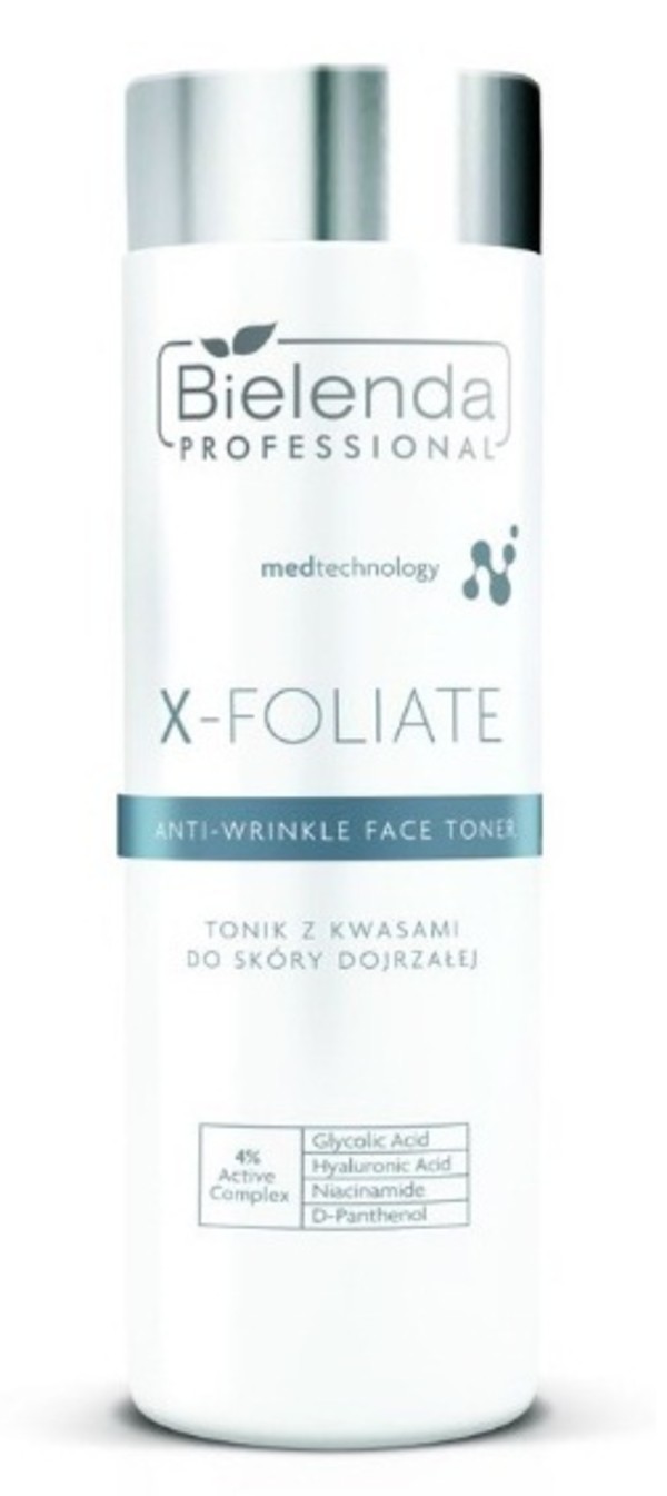Professional X- Foliate Anti Wrinkle Tonik kwasowy do skóry dojrzałej