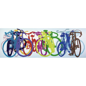 Puzzle Bike art Kolorowe rowery 1000 elementów