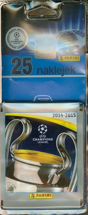 Blister z naklejkami UEFA Champions League 2014-2015 Adrenalyn XL