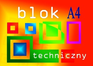 Blok techniczny A4 10 kartek